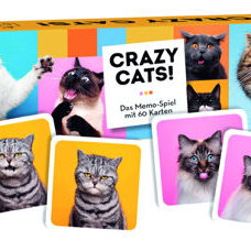 Spiel* Memory crazy cats. 60 witzige Kärtchen.