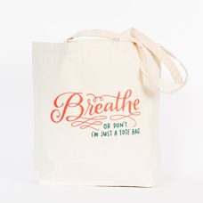 Grosse und stabile Tragetasche „Breathe“