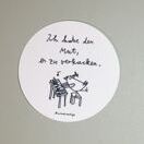 Sticker* "verkacken" von Karin Drawings