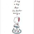 Postkarte*A Hug a Day. Von karindrawings.