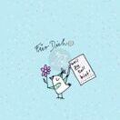 Postkarte* Für Dich, weil Du toll bist von Karin Drawings.