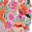 Karte mit Lasercut Technik „Summer Forest“