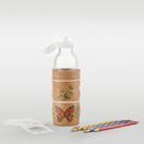 Trinkflasche „Lagoena“ Kids 0,5 Liter. Mit Farbstiften zum Bemalen. Schweizer Qualitätsprodukt.