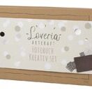 Set* Foto Buch kreativ Set schwarz von Qualitäts-Papeterie-Hersteller Loveria.