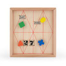 Immerwährender Kalender „Calendar Box“  in exquisitem Design aus Holz mit Geheimbox