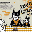 Tischset* Fressen und gefressen werden. Der kreative Kritzelblock zum Kritzeln und Kleckern.