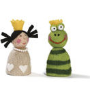 Eierwärmer 2er-Set handgefilzt „Froschkönig und Prinzessin“ Eierwärmer 2er-Set handgefilzt „Froschkönig und Prinzessin“