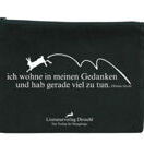 Täschli* Droschl Bag »ich wohne in meinen Gedanken und hab gerade viel zu tun.«