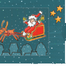 Karte* Lebende Karte „Rudolph“. Doppelkarte mit Wechselbild. Karte* Lebende Karte „Rudolph“. Doppelkarte mit Wechselbild.