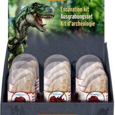 Ausgrabungsset Dinosaurier-Schädel* Wähle aus 3 verschiedenen Dinos! Mit Profi-Glocke.