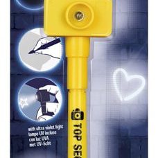 Geheimcodestift Kamera. Schreibe unsichtbare Nachrichten!