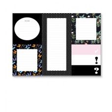 Sticky Notes* 420 Selbstklebende Haftnotizen in unterschiedlichen Grössen und Mustern in Schwarz