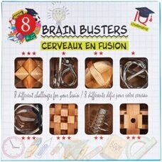 Spiel* Brain Busters. Set mit 8 Knobbel-Puzzles für jedes Alter.