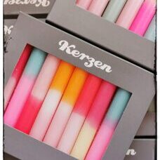 Baumkerzen* Dip Dye Tannenbaumkerzli im Set (19 Stück). Wähle aus 3 coolen Farbsets!
