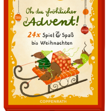 Adventskalender* Schachtelspiel Oh du fröhlicher Advent! 24 x Spiel & Spass bis Weihnachten