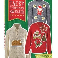Briefpapier Set „Tacky Christmas Sweater“ mit fürchterlich hässlichen Stickers fürs DIY Design