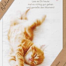 Doppelkarte* Zum Geburtstag. Lass es Dir gut gehen.