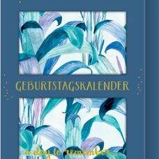 Geburtstagskalender* 12 Karten mit Holzständerchen «All about blue»