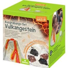 Ausgrabungs-Set* Vulkangestein. Mit 4 drin versteckten Vulkansteinen!