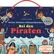 Buch-Koffer* Meine liebsten Mitmachbücher bei den Piraten. 4 Bücher & über 250 Sticker!