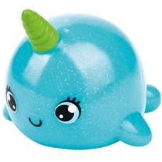 Wassertierli Bade-Narwal* blinkt bei Wasserkontakt farbig auf!