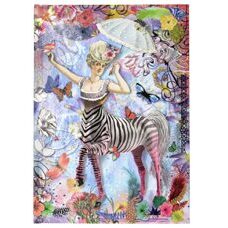 Notizbuch* Chrisitan Lacroix “Zebra Girl” very special Pop-Up Journal.