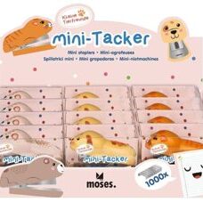 Mini Bostitch* Kleine Tierfreunde: Büsi, Hund oder Bär mit 1000 Ersatzklammern.