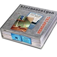 Spiel* Memory Kleinanzeigen. Achtung: Ein Memo-Spiel mit bissigem Humor!
