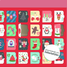 Adventskalender* Morgen kommt der Weihnachtsmann! Ein Adventskalender zum Selber-Befüllen.