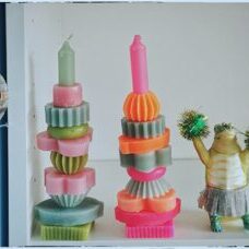 Kerzenbaukasten* Stabkerze plus 9 verschiedene Formen zum individuell zusammensetzen.