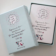 Espressochiller-Kartenset* für Dein hemmungslosdurchgechilltes Leben. Von karindrawings.