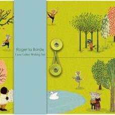 Briefpapier-Set Yoga in the Park* Writing Paper Set mit 10 Briefbögen, 10 Couverts & Stickers