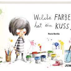 Buch* Welche Farbe hat ein Kuss? Farbenfrohes, megaherziges Pappbilderbuch.