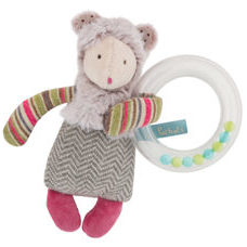 Rassel Mäuschen mit abnehmbarem Beissring aus dem Qualitätshaus Moulin Roty