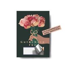 Karte* Gutschein für… Postkarte zum Aufrubbeln.
