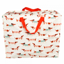 Jumbo Bag*  XXL-Aufbewahrungstasche aus recyclierten Plastikflaschen "Dackel"