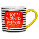 Tasse aus Keramik „not a morning person“ in farbenfroher Geschenkbox Tasse aus Keramik „not a morning person“ in farbenfroher Geschenkbox