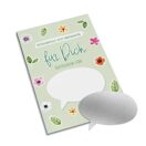 Gutschein-Karte* «Für Dich» mit Rubbeletikett.