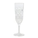 Champagner Glas* Champagnerflute aus klarem Acrylglas.