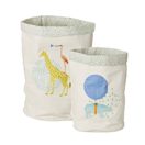 2er Set Aufbewahrungskörbe in fantasievollem Design. LETZTES STÜCK!