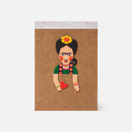 Skizzenblöckchen mit Frida Kahlo Buchzeichen