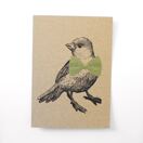 Postkarte* Spatz. Von Carrier Bird.