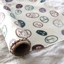 Bienenwachstuch-Rolle* Beeswax roll «Faces»