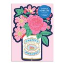 Karte* Happy Birthday Karte zum Aufstellen. Mit Ständer!