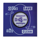 Mikrofasertuch "God Save The Clean" Schallplatte