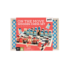 Schach-Spiel* On the Move Wooden Chess Set aus FSC Holz.