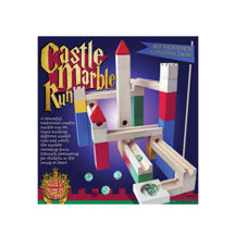 Spiel* Kugelbahn "Burg" aus Holz zum selber bauen