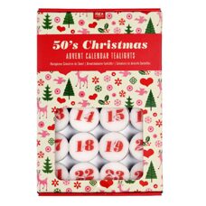 Adventskalender* Teelicht-Adventskalender. 24 Kerzli bis Weihnachten.