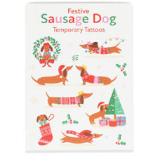Tattoos* Abwaschbare Tattoos «Festive Sausage Dog»