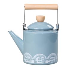 Wasserkocher aus Emaille für Elektro- und Gasherd. LETZES STÜCK!